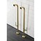 Aqua Vintage AE810S7DKL Freestanding Tub Supply Line, Brushed Brass AE810S7DKL - alternate 4